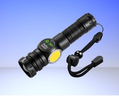GearUP K60 Rechargeable Flashlight 10W COB + LED Torchlight_img_0