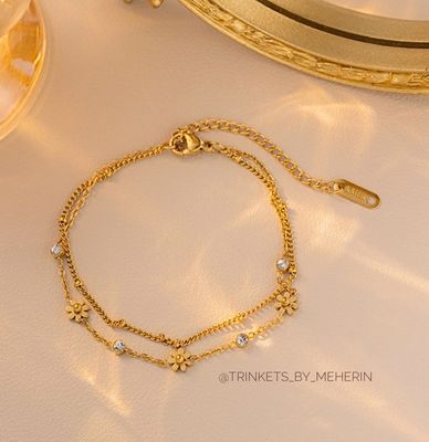 Double layer daisy bracelet_img_1