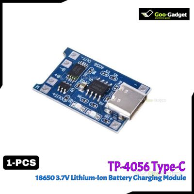 TP4056 5V 1A Type-C Lithium Battery Charger Module | 18650 Battery Charging Board with Dual Protection_img_0