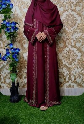 Stone Koti Borka with Hijab_img_2