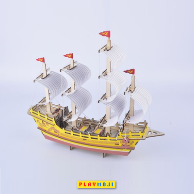 Pirates Ship Model Building Kit_img_1