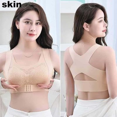 Magic or Push up Butterfly Bra for Woman'sGirls Ladies Peacock shape padded lace China5 color Seamless_img_4