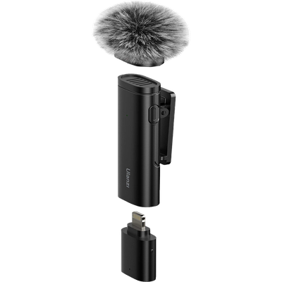 Ulanzi WM10 Wireless Clip on Microphone Crystal Clear Audio for Smartphones, Vlogging and Live Streaming_img_1