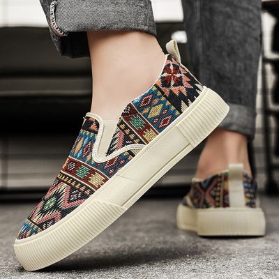 Men's Canvas Casual Slip-on Loafers_img_1