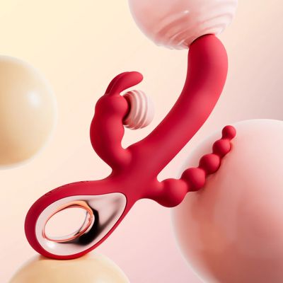 Powerful Dildo Rabbit Vibrator for Women G Spot Clitoris Stimulator Anal Plug Dildo Female Masturbation Sex Toys Adult Goods_img_5