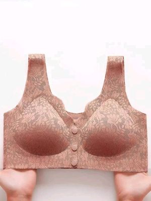 Magic or Push up Butterfly Bra for Woman'sGirls Ladies Peacock shape padded lace China 4 color Seamless_img_2