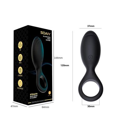 Penis Ring Vibrator Delay Ejaculation Male Masturbator Male Chastity Cock Rings Butt plug Clitoris Stimulator Aldult Sex Toy 18+_img_2