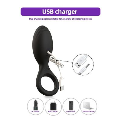 Penis Ring Vibrator Delay Ejaculation Male Masturbator Male Chastity Cock Rings Butt plug Clitoris Stimulator Aldult Sex Toy 18+_img_3