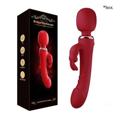 Double Head Powerful Vibrator Dildos Wand for Women 30 Speed G Spot Clit Stimulator Vagina Massager Adult Sex Toys for Woman_img_2