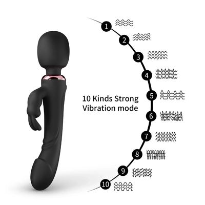 Double Head Powerful Vibrator Dildos Wand for Women 30 Speed G Spot Clit Stimulator Vagina Massager Adult Sex Toys for Woman_img_7