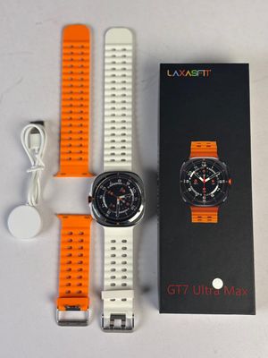 LAXASFIT GT7 Ultra Max Smart Watch | 1.9/2.0” HD Display, Dual Strap & Wireless Charging_img_3