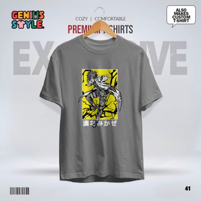 Minato Namikaze (Naruto) Anime Drop Shoulder T-shirt - 41_img_1