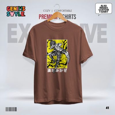Minato Namikaze (Naruto) Anime Drop Shoulder T-shirt - 41_img_4