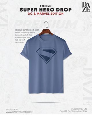 SH0119 Super Hero Superman T-shirt_img_0