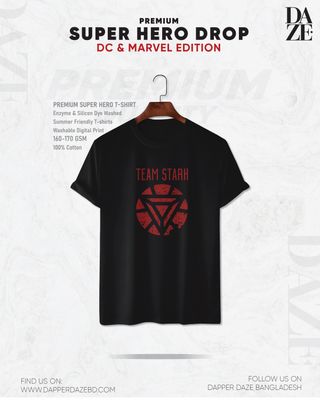 SH120 Super Hero Team Starh T-shirt_img_0