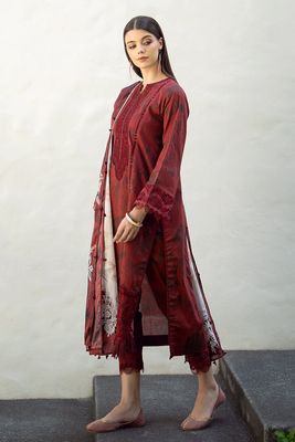 EMBROIDERED PRINTED LAWN UF-545_img_2