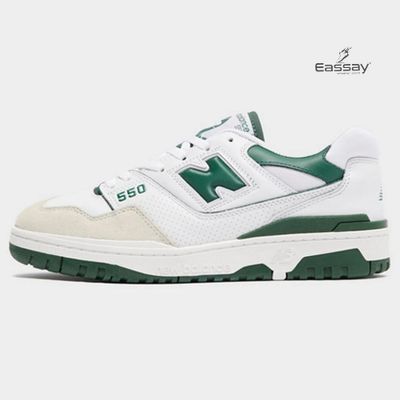New Balance 550 Sneakers White & Green_img_1