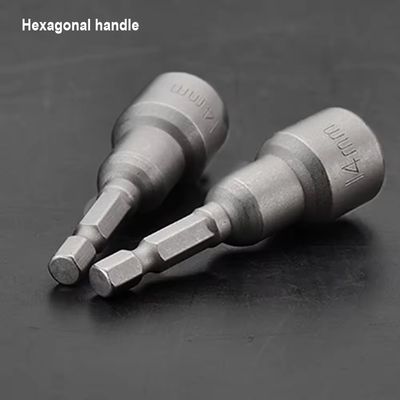 HARDEN 5Pcs Magnetic Nut Drivers Socket 65mm Long (6mm | 8mm | 10mm | 12mm | 14mm) Roofing Socket, Drill Bit Adapter Hex Socket Sleeve Nozzles; Model: 550621 | 550622 | 550624 | 550625 | 550626_img_3