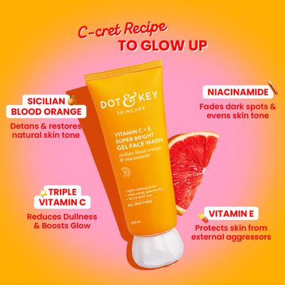 DOT & KEY Vitamin C + E Super Bright Gel Face Wash_img_2