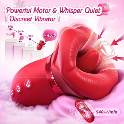 Rose Mouth-Shaped Licker Vibrator Clitoral Nipple Auto Tongue Licking Sucker Stimulator G Spot Clit Masturbate Sex Toy for Women_img_4