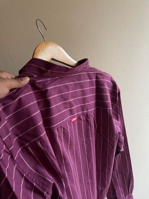 Maroon oversized full sleeve shirt_img_4