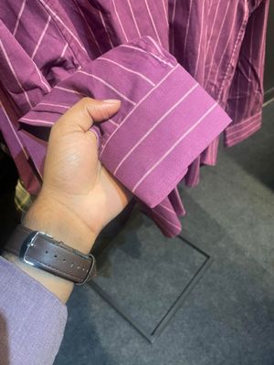 Maroon oversized full sleeve shirt_img_5