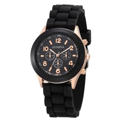 Women's Watch 2025 New Fashion Silicone Watchband Simple Cute White Arabic Numerals Female Quartz Wristwatch Relojes Para Mujer_img_0