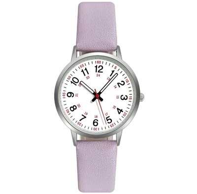 Women'S Watch Luminous Quartz Dial Digital Watch Pointer Glow Watch For Women And Girls Luxury Quartz Wristwatch Stainless Steel_img_3