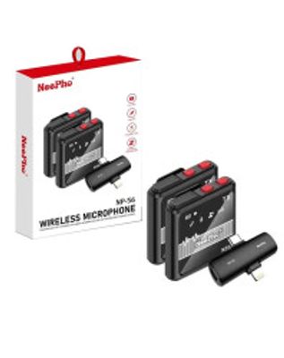 Neepho NP-56 Double Wireless Microphone With Noise Cancellation Mode_img_0