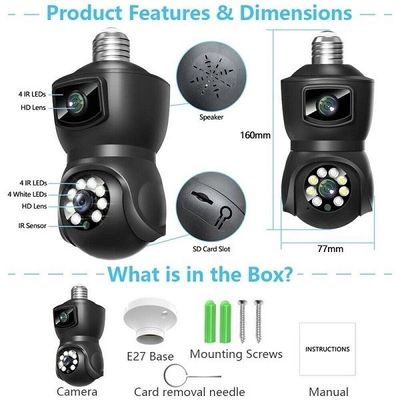 V380 E9 Dual Lens Bulb PTZ IP Camera_img_2