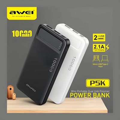 AWEI P5K (10000 mAh) FAST CHARGING POWER BANK_img_3