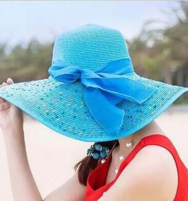Beach Hat Cap|| Summer Women Big Size Foldable Sun Beach Hat Cap_img_5