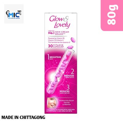 Glow & Lovely Advanced Multivitamin,Brightening Cream Face Moisturizer, (80g) India_img_1