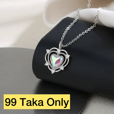 heart chain ⭐️ Silver colour_img_0