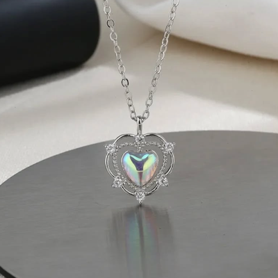 heart chain ⭐️ Silver colour_img_2