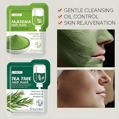 LAIKOU 5 Pcs/Set different flavour deep clean facial mud mask- 5g/Each_img_1