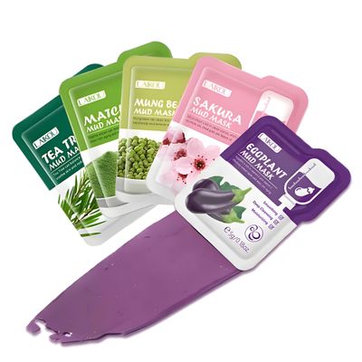 LAIKOU 5 Pcs/Set different flavour deep clean facial mud mask- 5g/Each_img_0