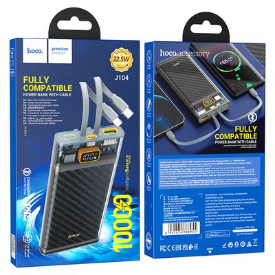 Hoco J104 Discovery Edition 22.5W 10000mAh Power Bank with Cable_img_1