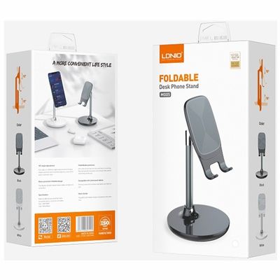 LDNIO MG05 Foldable Desk Mobile Stand – Black Color_img_1