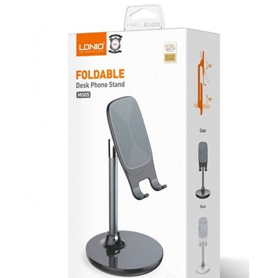 LDNIO MG05 Foldable Desk Mobile Stand – Black Color_img_2