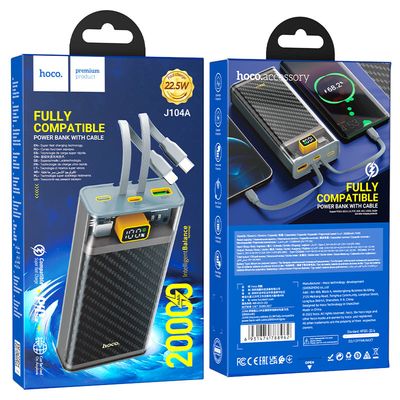 Hoco J104A Discovery Edition 22.5W 20000mAh Power Bank with Cable_img_2