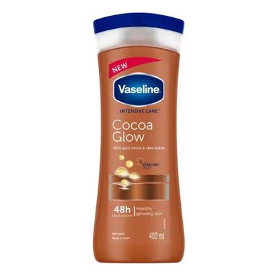 Vaseline Intensive Care Cocoa Glow Body Lotion With Pure Cocoa Butter For-Dry Skin – 400ml_img_0