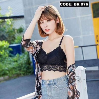Women's Fashion Wireless BeautifulBack Sexy Full Cup Lace Bra Soft BrassiereUnderwear Lingerie Intimates_img_6