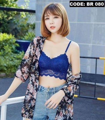 Women's Fashion Wireless BeautifulBack Sexy Full Cup Lace Bra Soft BrassiereUnderwear Lingerie Intimates_img_7