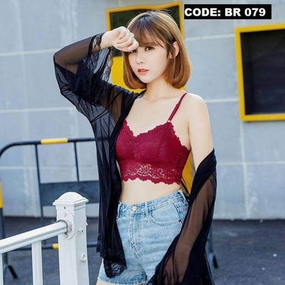 Women's Fashion Wireless BeautifulBack Sexy Full Cup Lace Bra Soft BrassiereUnderwear Lingerie Intimates_img_8