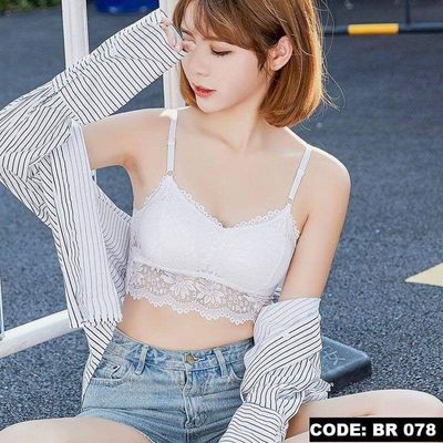 Women's Fashion Wireless BeautifulBack Sexy Full Cup Lace Bra Soft BrassiereUnderwear Lingerie Intimates_img_9