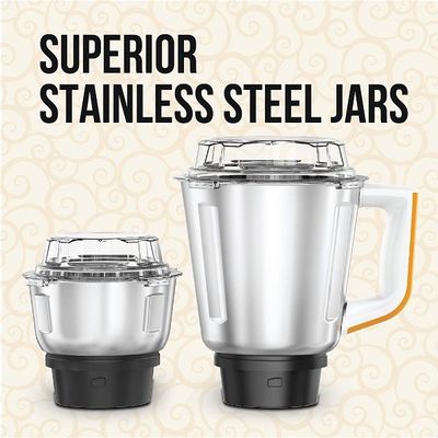 Havells SuperMix NV 700-Watt Mixer Grinder (Orange)_img_2