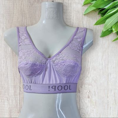 4 Pieces Semis Bra Genji For Womens And Girls random color_img_2