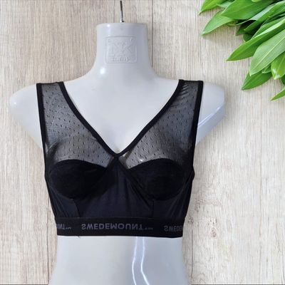 4 Pieces Semis Bra Genji For Womens And Girls random color_img_3