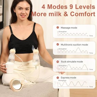 NCVI Rechargable Double electric breastpump Model 8100_img_4